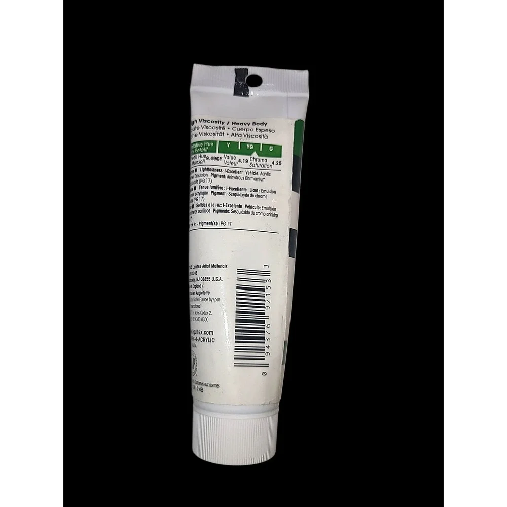 Liquitex Heavy Body Acrylic Paint 2oz‎ Chromium Oxide Green Pro Artist